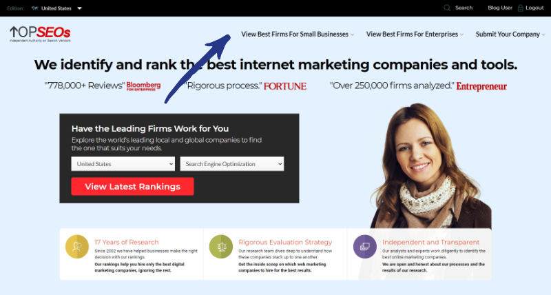 기본 탐색 메뉴