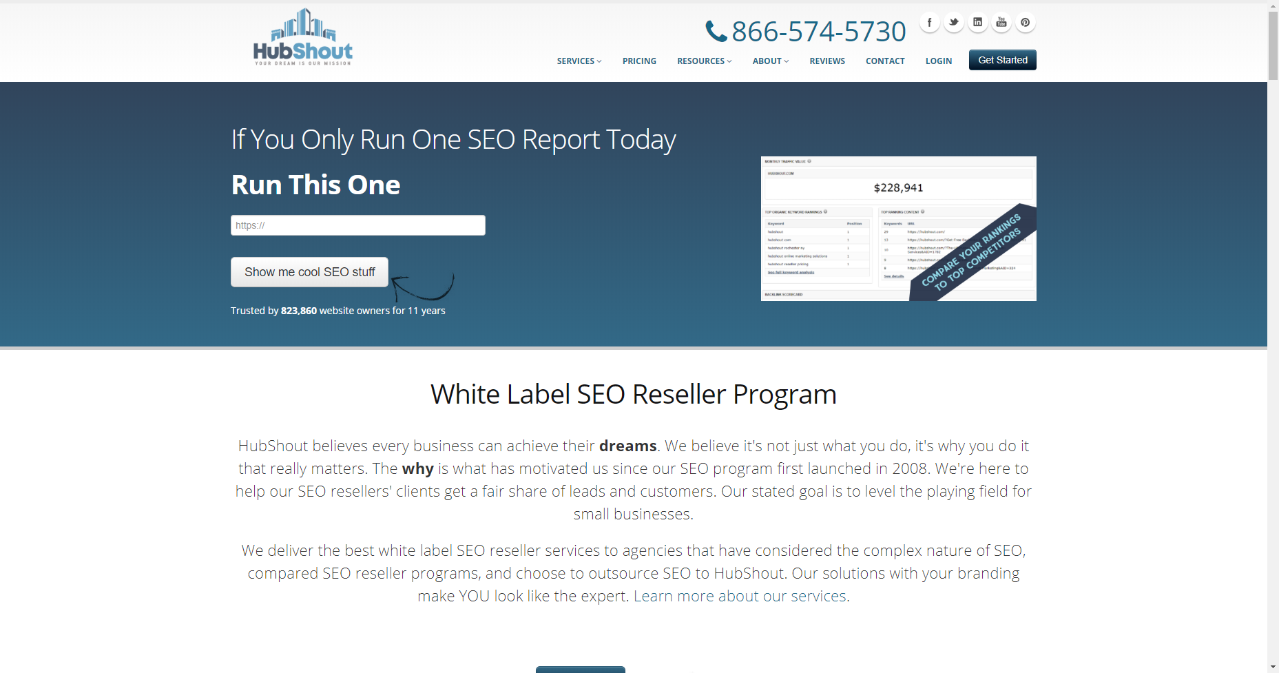 Hubshout Bestes White-Label-SEO-Unternehmen