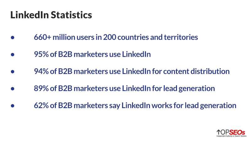 LinkedIn-Statistiken