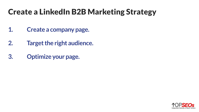 wie man eine Linked-in-B2B-Marketingstrategie erstellt