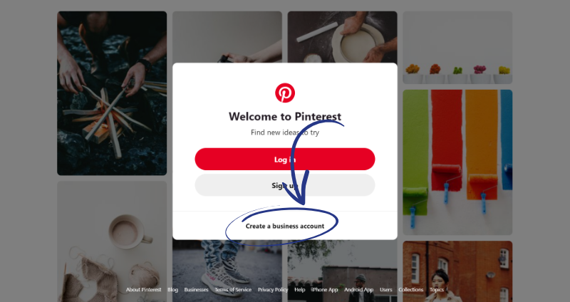 Erstellen Sie ein Pinterest-Geschäftskonto