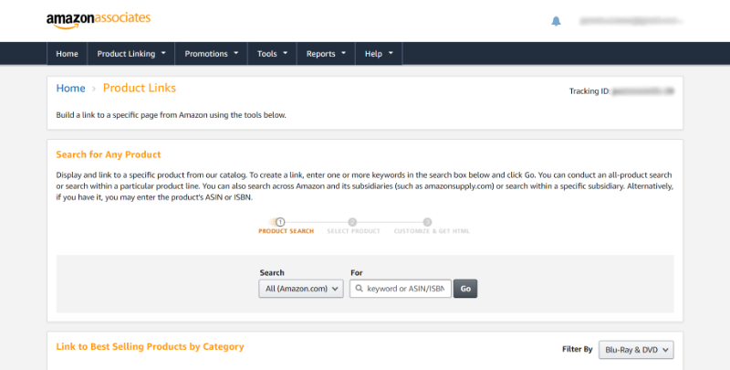 asociații amazon caută produse