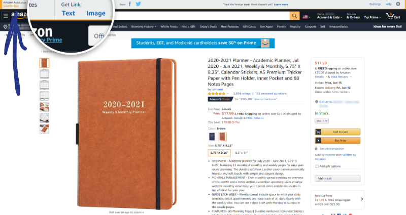 Asociații Amazon folosesc sitestripe