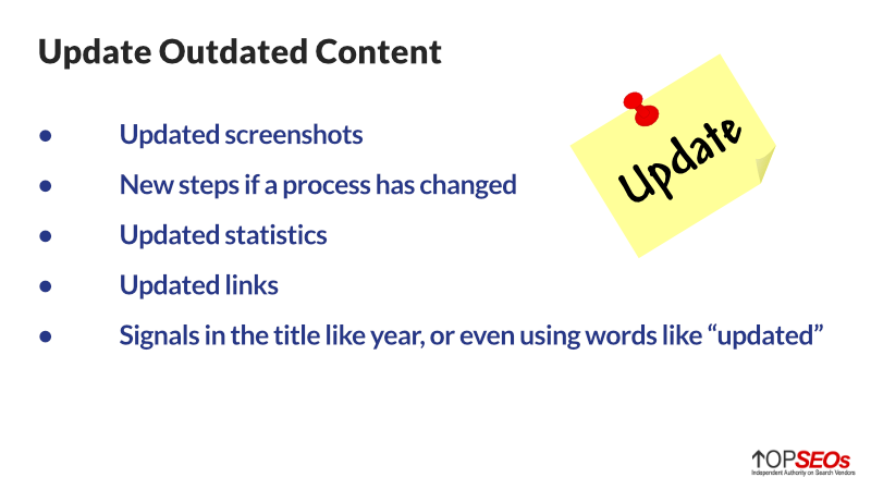 veraltete Inhalte aktualisieren