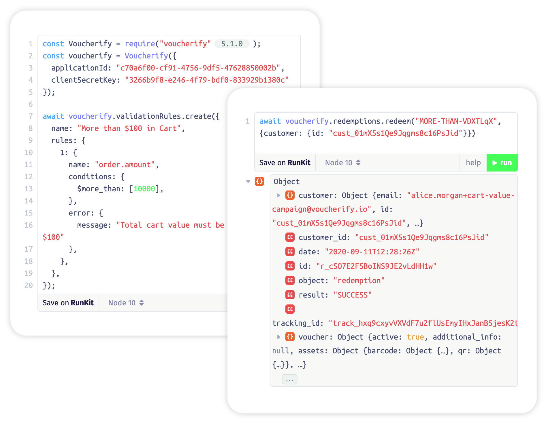 API di convalida del coupon