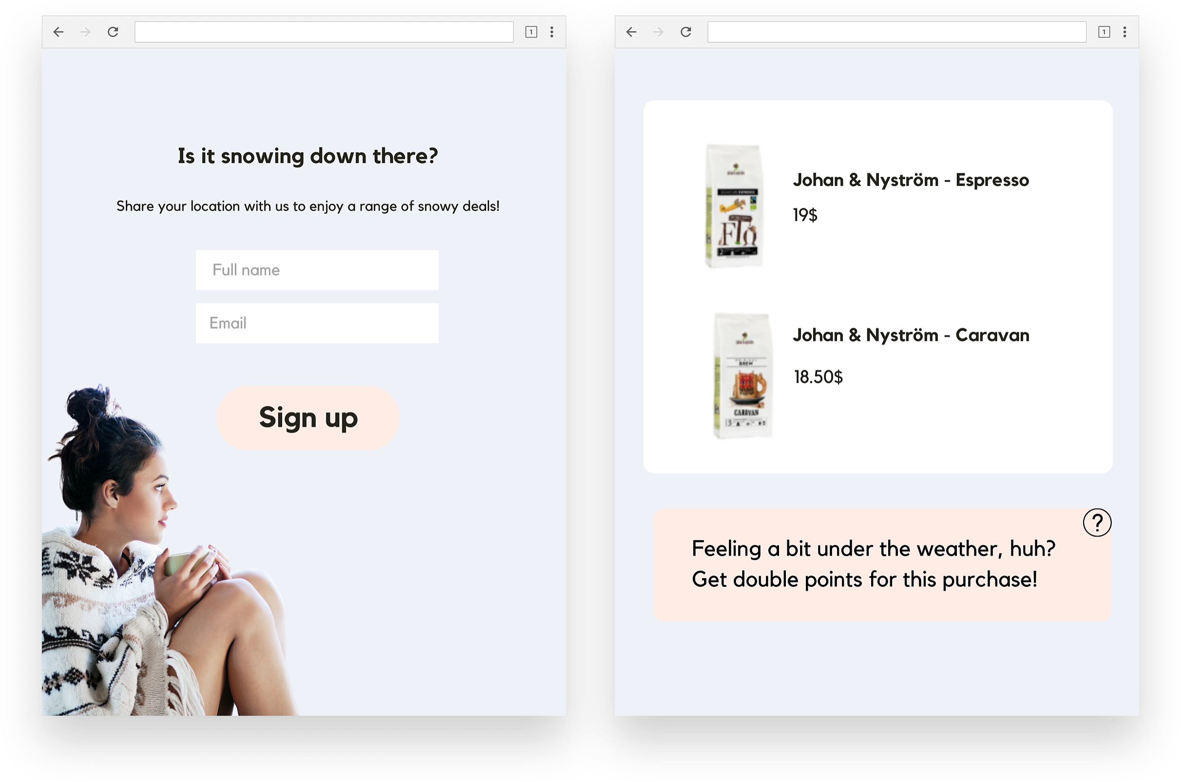 ตัวอย่างแคมเปญแอตทริบิวต์ที่กำหนดเอง