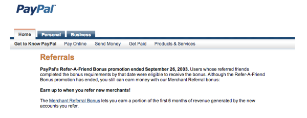 Referencia de PayPal