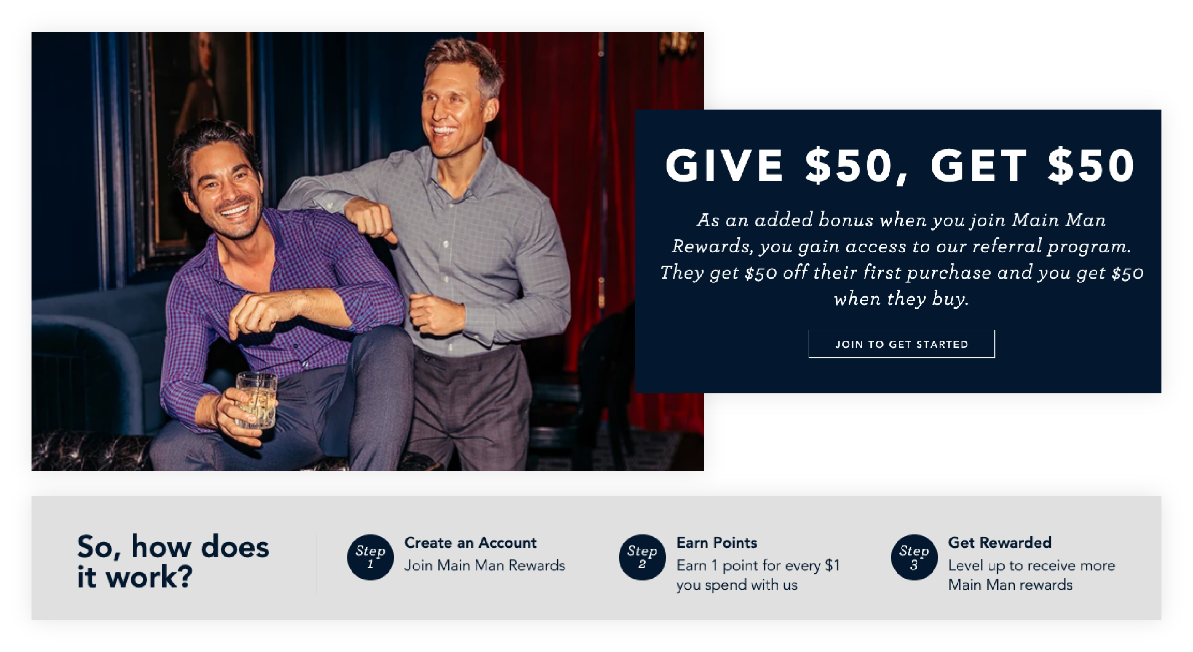 Mizzen โปรแกรมความภักดีหลัก