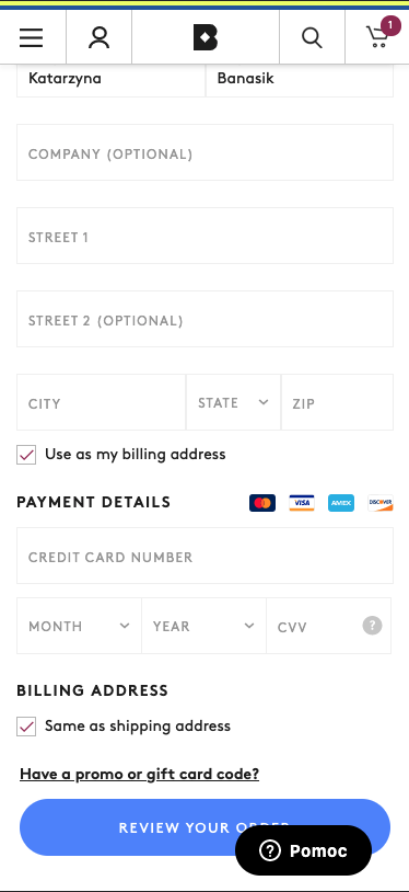 กล่องโปรโมชั่นหน้าชำระเงินมือถือ mobile