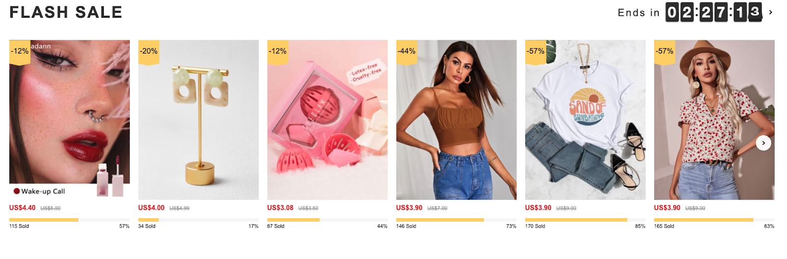 Shein โปรโมชั่นนับถอยหลัง