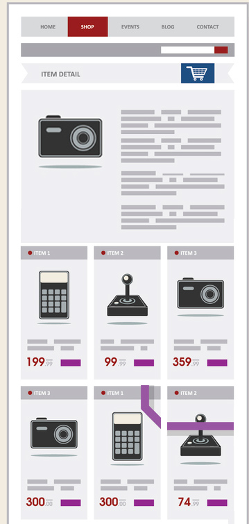 Descrieri mai scurte ale categoriilor de comerț electronic vizibile la încărcare.