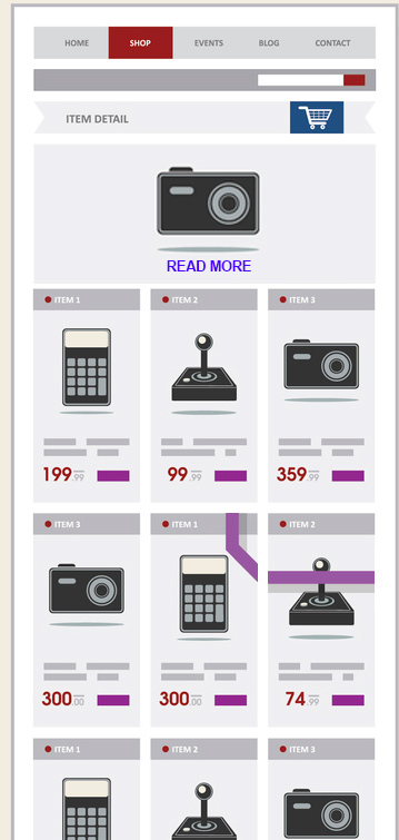 Ascunderea completă a unei descriere mai scurtă a categoriei de comerț electronic în spatele unui link „citește mai mult”,