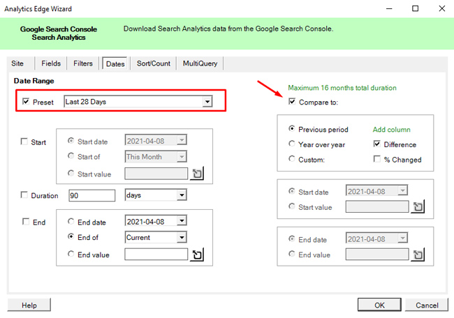 Rapports Google Delta