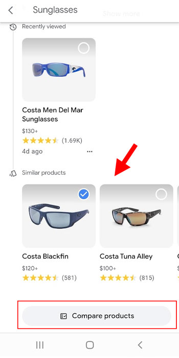 Vergleichen Sie die Produktfunktionalität im Aufgaben-Dashboard von Discover.