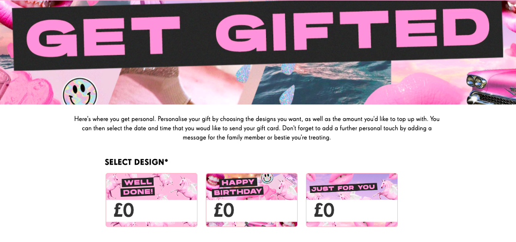 Hübsches kleines Ding, das Geschenkkartendesign wählt