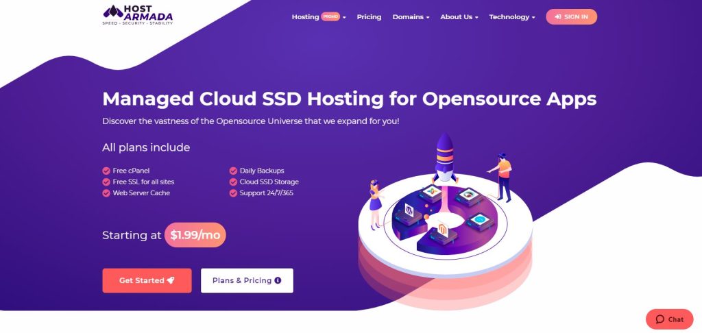 HostArmad Hosting aplikacji Opensource