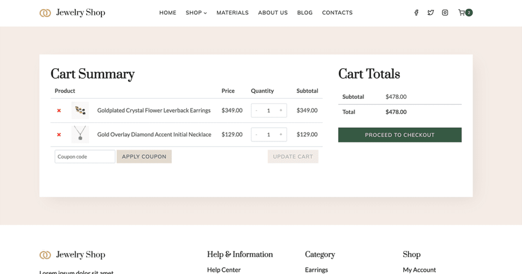 keranjang toko perhiasan