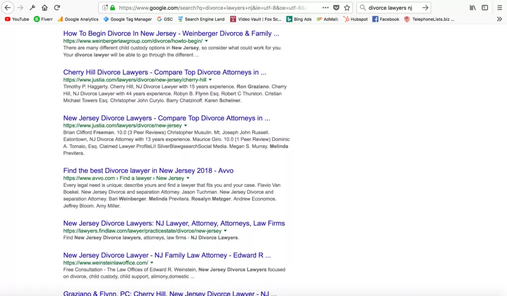 example of the top-ranked divorce lawyers in NJ.