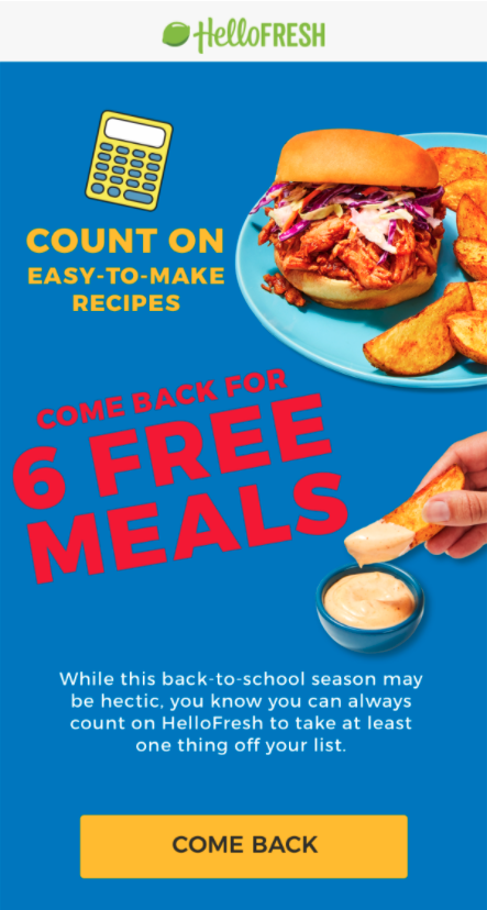Automatischer Rabatt von HelloFresh