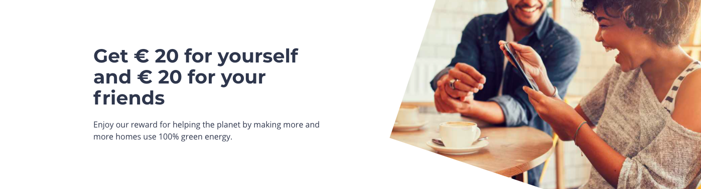 Programul de recomandare OVO Energy vizual