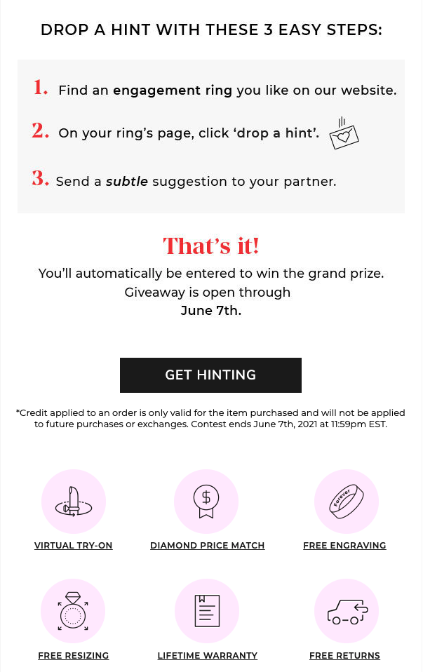 แคมเปญบัตรของขวัญ