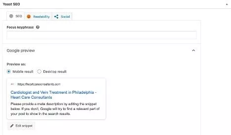 SEO per la telemedicina: una guida alla SEO per i medici yoast telemedicine seo