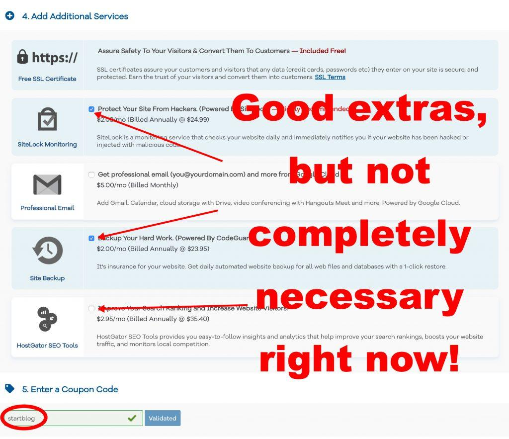 Заведите блог без этих дополнительных услуг