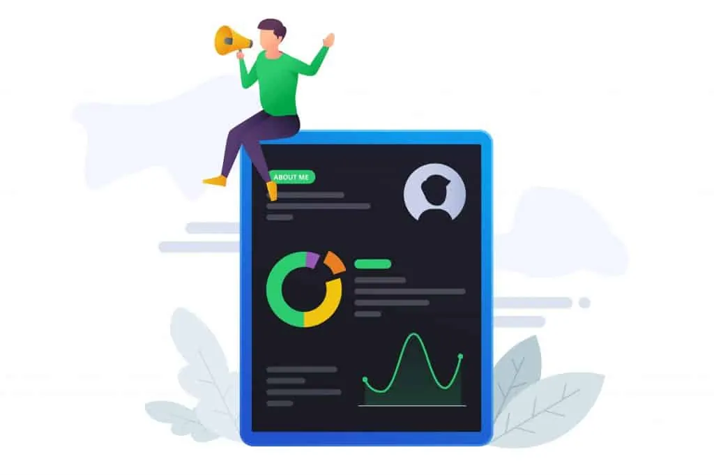 страница обо мне для блога