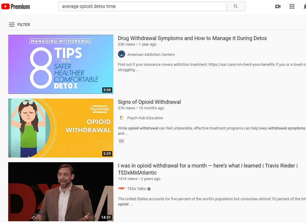 2022년 효과적인 중독 치료 마케팅 전략 youtube for addiction treatment marketing