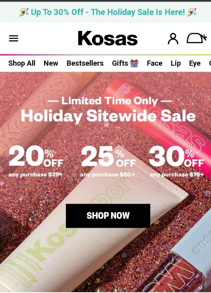 kampanye pemasaran kosas black friday 2020