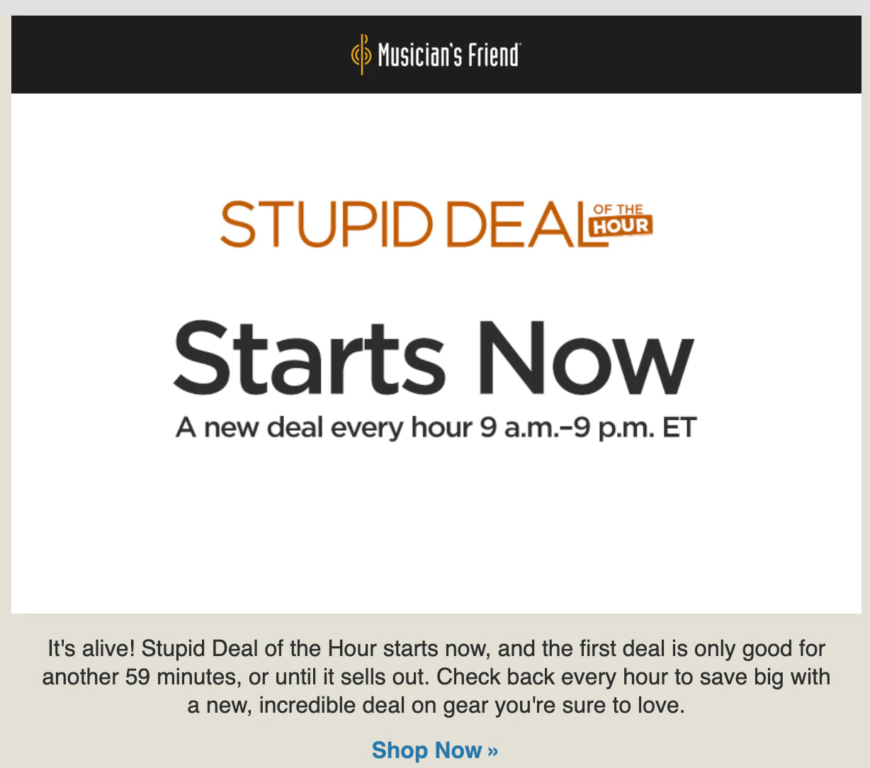 Kampanye Deal of an Hour dari Teman Musisi