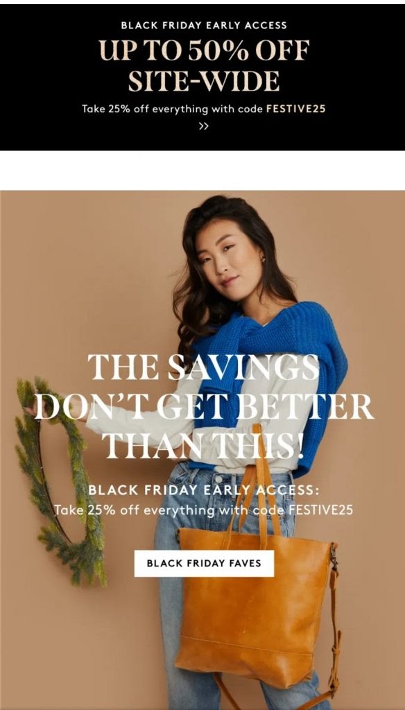 kampanye penjualan black friday 2020 oleh ABLE