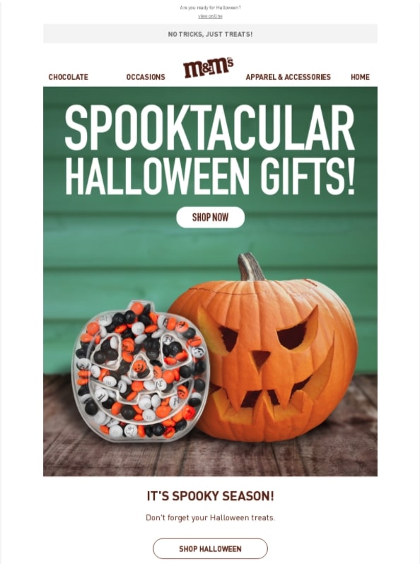 M＆Msハロウィンギフト