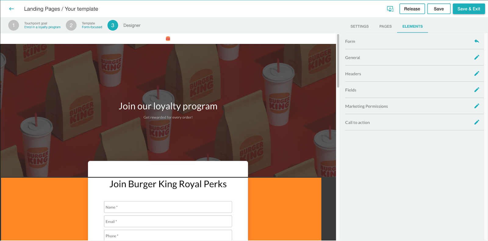 Voucherify 生成的登陸頁面