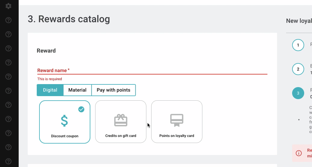 Voucherify 中的獎勵目錄