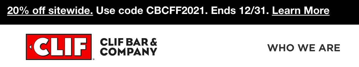 Rabattaktion von Cliff Bar