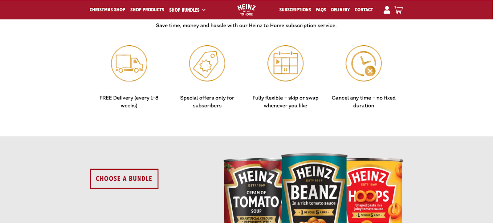 Heinz versandkostenfrei für Bundles