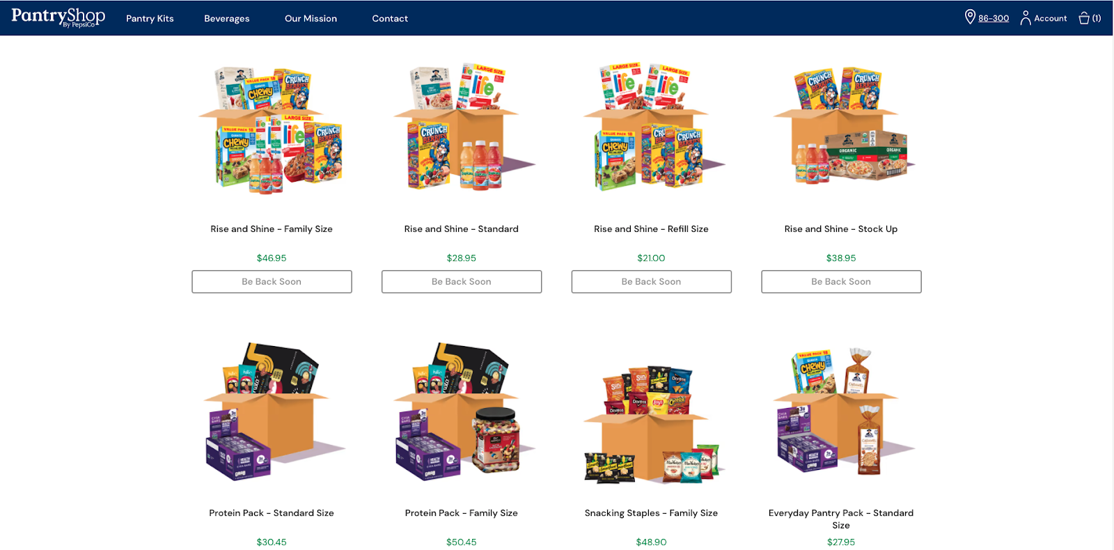 Pantryshop von PepsiCo