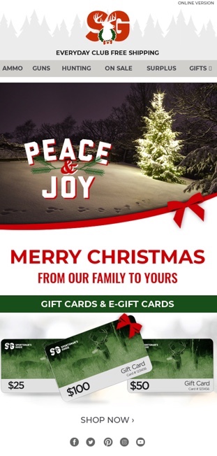 Poradnik sportowca Promocja świąteczna standard i e-karty podarunkowe