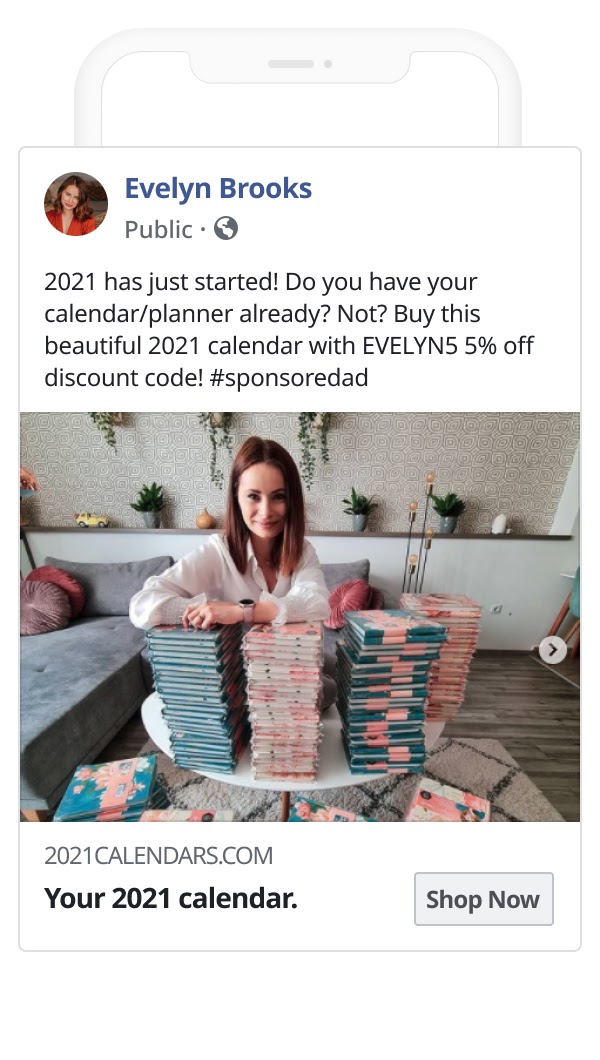 Ilustrasi postingan sponsor FB yang patut dicontoh