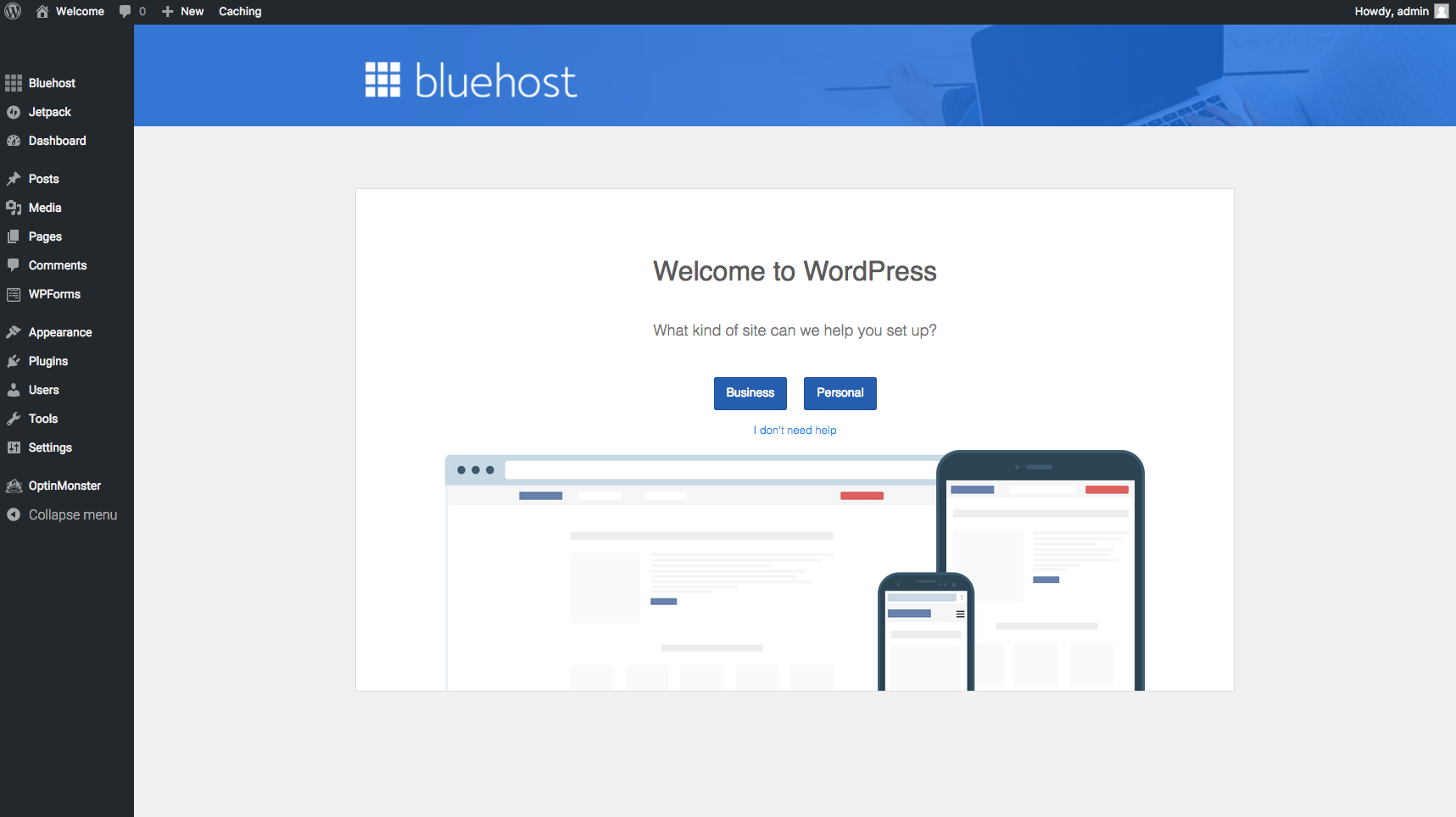 Bluehost WP Kontrol Paneli