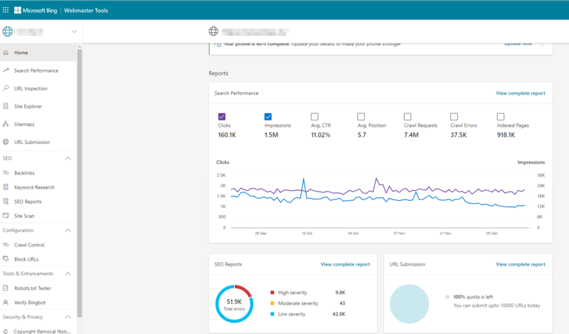 BingWebマスターツール