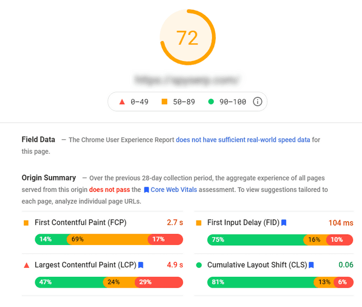 Google Pagespeed Insights