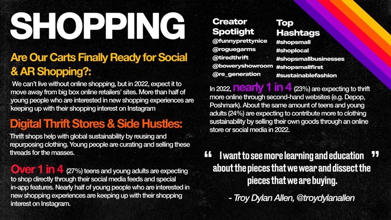 Instagram 发布 2022 年预测趋势报告