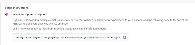 Instal Cuplikan Optimalkan