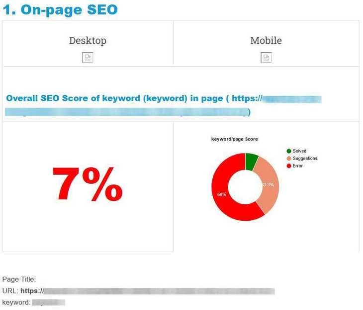 ウェブサイトSeoチェッカー