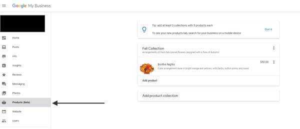 ผลิตภัณฑ์ Google Mybusiness