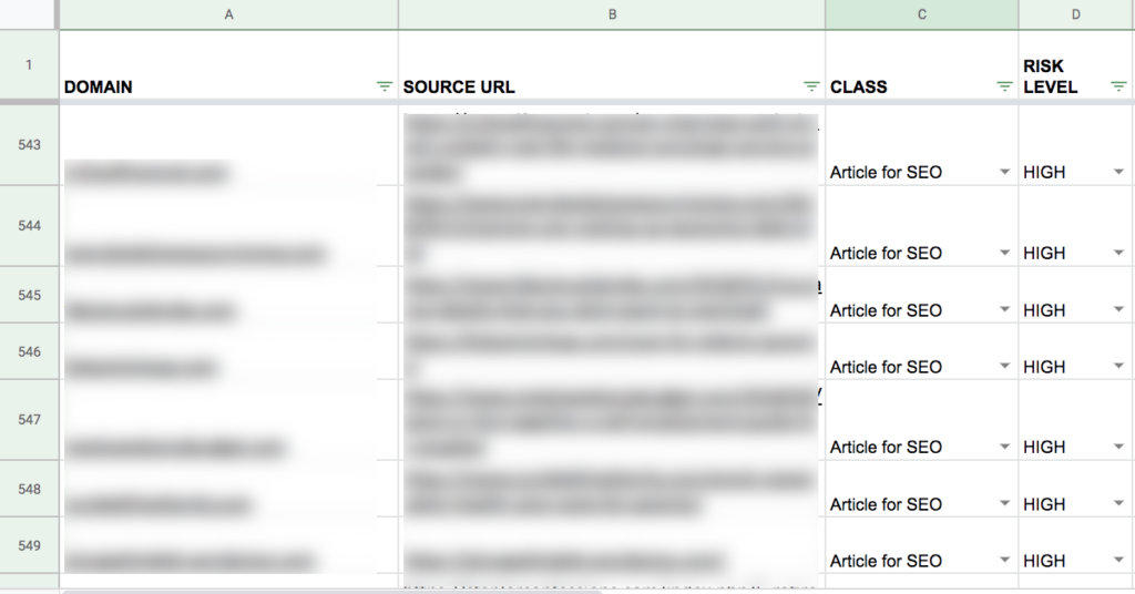 Lembar audit tautan MHC