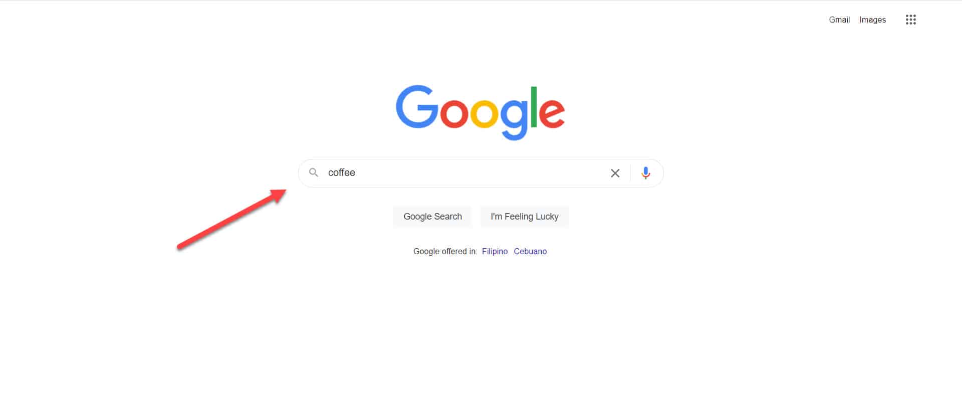 都市パラメータを追加するグーグル検索