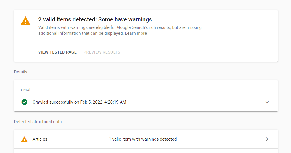 SEO Data Terstruktur - ditandai